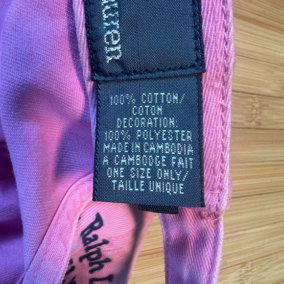 Polo Ralph Lauren Women’s Pink Hat #3 MCMLXVII O/S - Picture 10 of 10